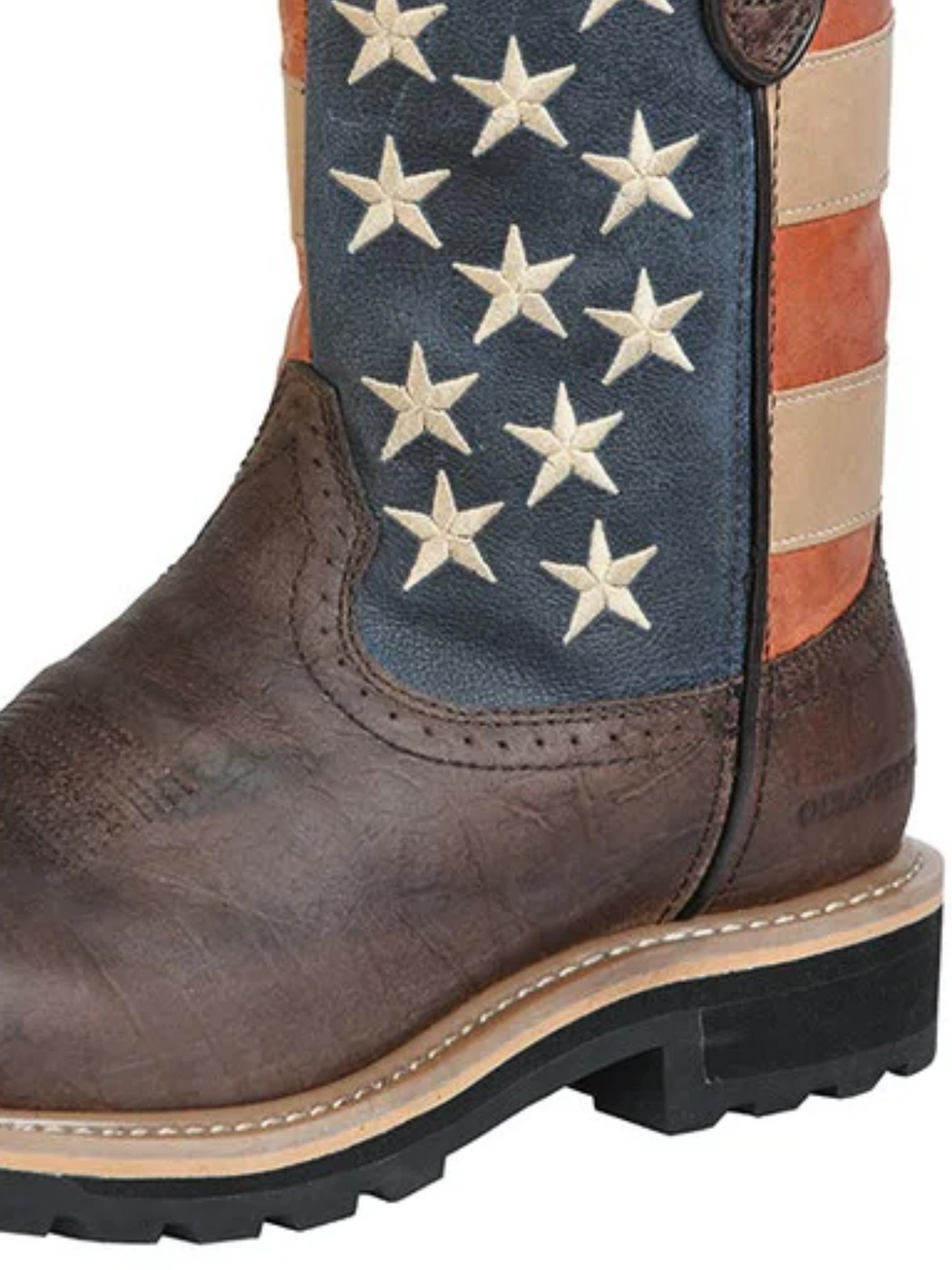 Goodyear Waterproof Construction Work Boots USA Flag with Genuine Leather Soft Toe for Men 'Centenario' - ID: 126722 Waterproof Work Boots Centenario