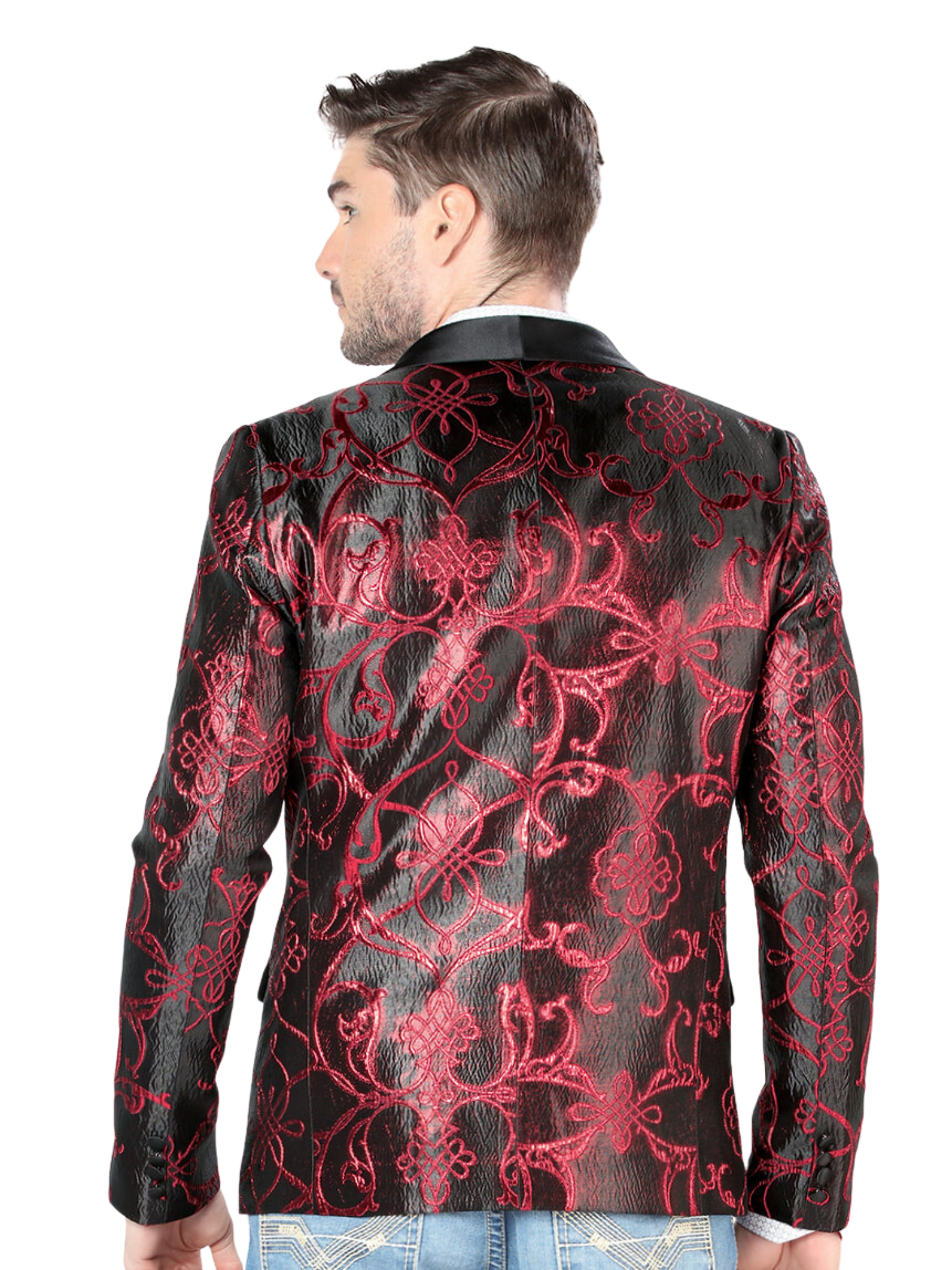 Saco de Vestir Jacquard para Hombre 'Lamasini' - ID: 35201 Sacos de Vestir Lamasini 