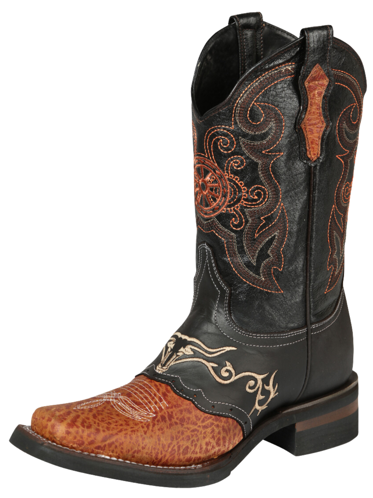 Botas Men Bull Neck Leather Cowboy Boots - Cowboy Boots – Don Max Western