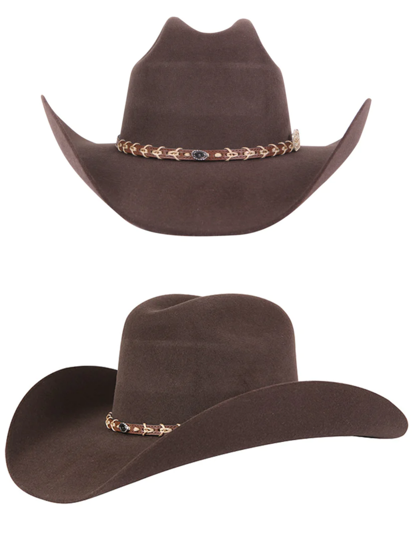 Texana Horma Rebeka 50X Lana para Hombre 'El Señor de los Cielos' - ID: 41676 Cowboy Hat El Señor de los Cielos 