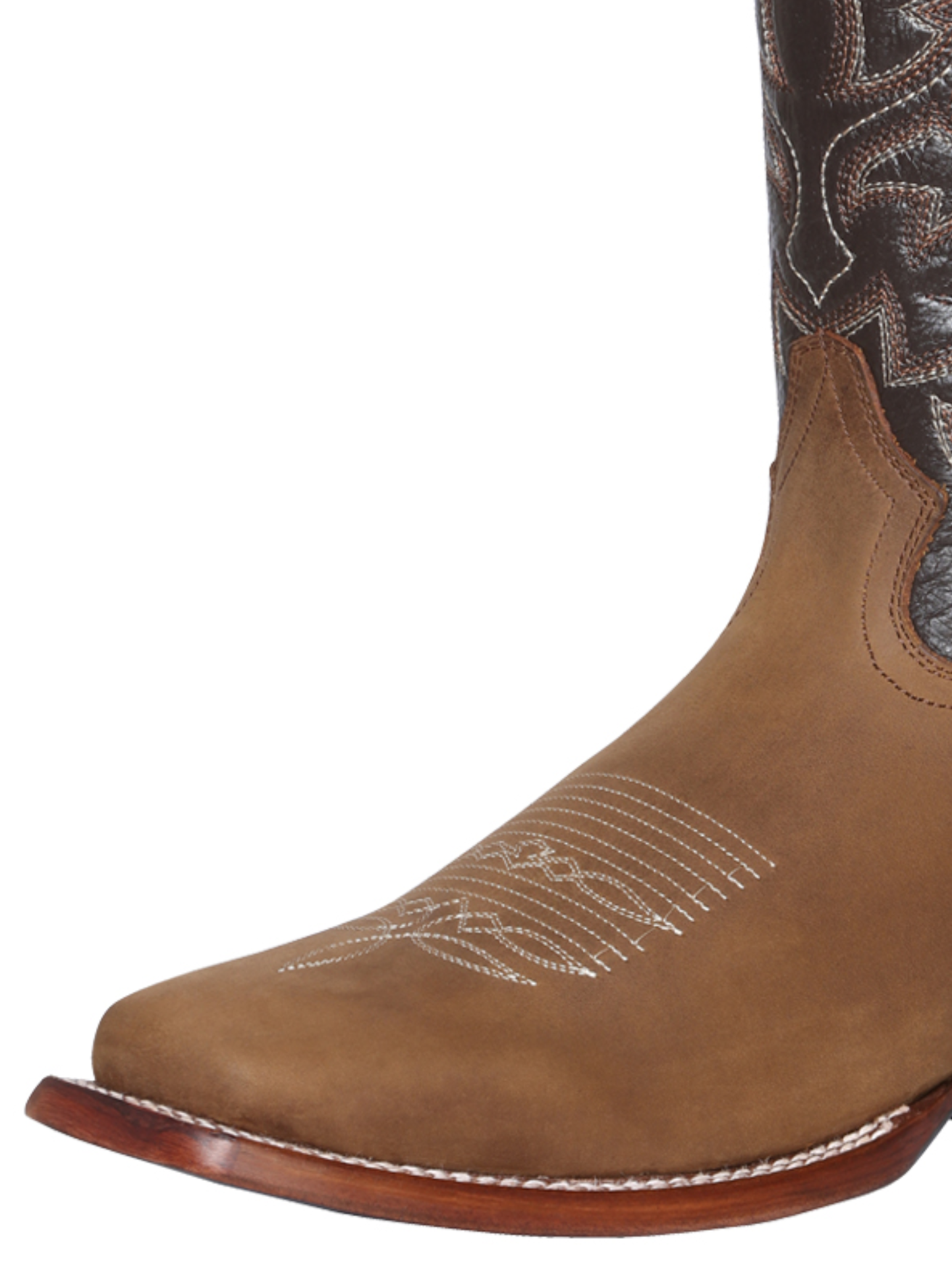 Botas Vaqueras Rodeo Clasicas de Piel Genuina para Hombre 'El General' - ID: 43007 Botas Piel Genuina El General