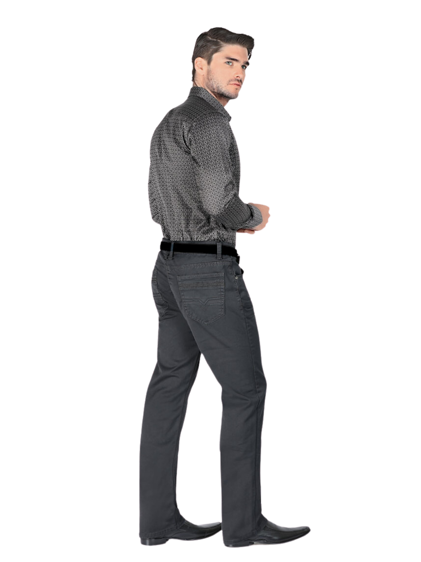 Pantalon Vaquero de Mezclilla Stretch para Hombre 'Montero' - ID: 5601 Denim Jeans Montero 