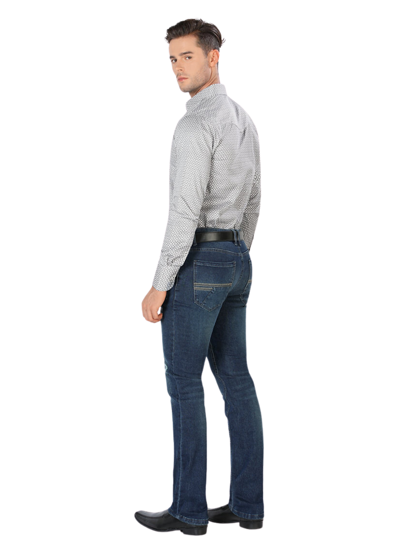 Pantalon Vaquero de Mezclilla Stretch para Hombre 'Montero' - ID: 2306 Denim Jeans Montero 