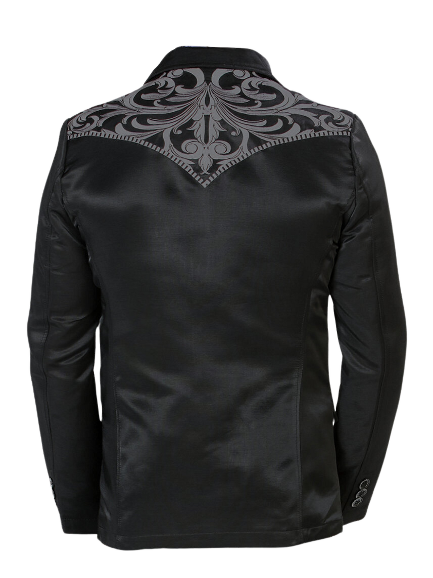 Embroidered Denim Jacket for Men 'Montero' - ID: 2178 Western Blazer Montero