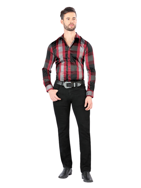 Pantalon Vaquero de Mezclilla Stretch para Hombre 'Montero' - ID: 5304 Denim Jeans Montero Black