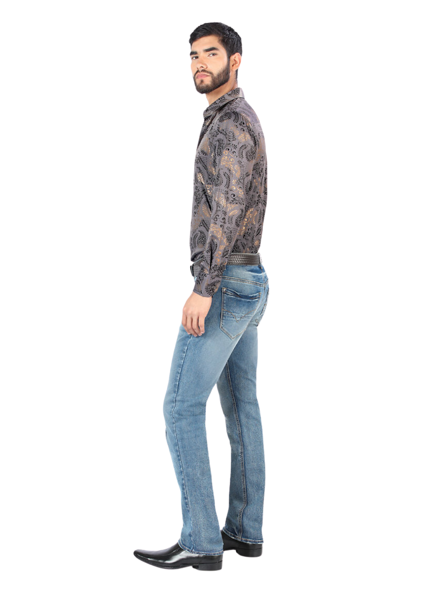Pantalon Vaquero de Mezclilla Stretch para Hombre 'Montero' - ID: 5300 Denim Jeans Montero 