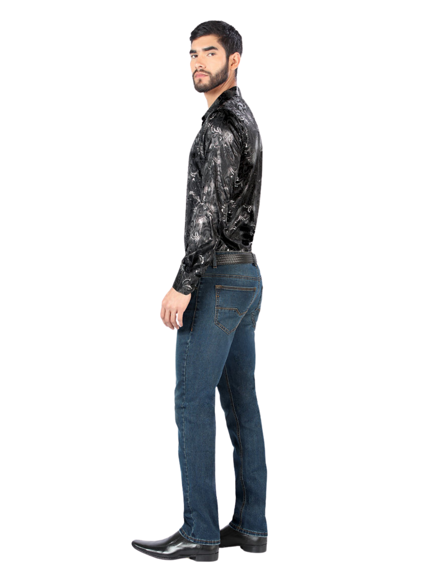 Pantalon Vaquero de Mezclilla Stretch para Hombre 'Montero' - ID: 5304 Denim Jeans Montero 