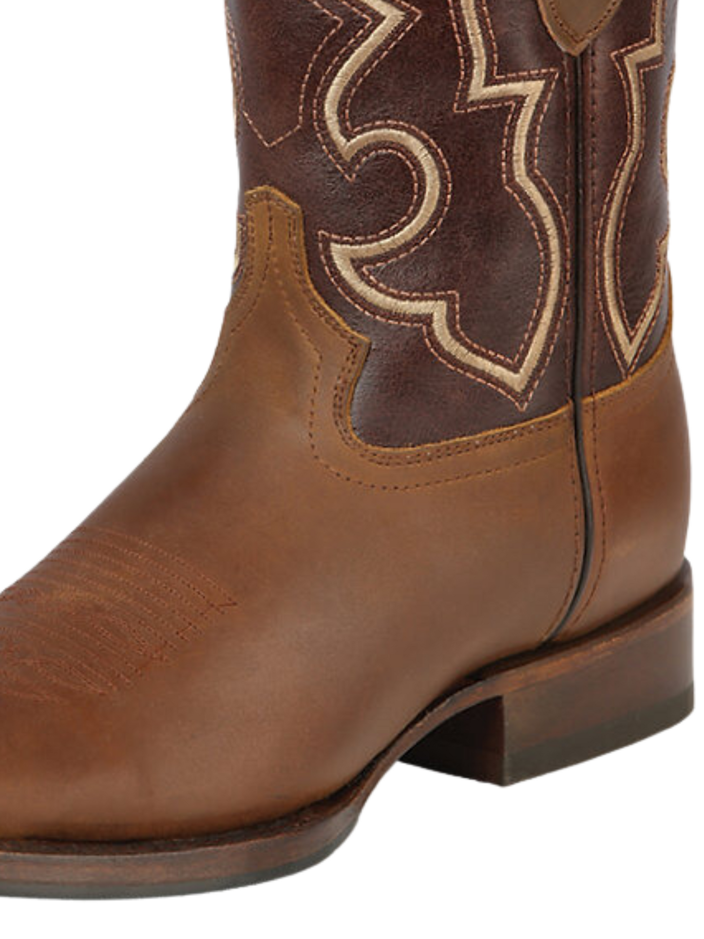 Botas Vaqueras Rodeo Clasicas de Piel Genuina para Hombre 'Montero' - ID: 51438 Botas Piel Genuina Montero 