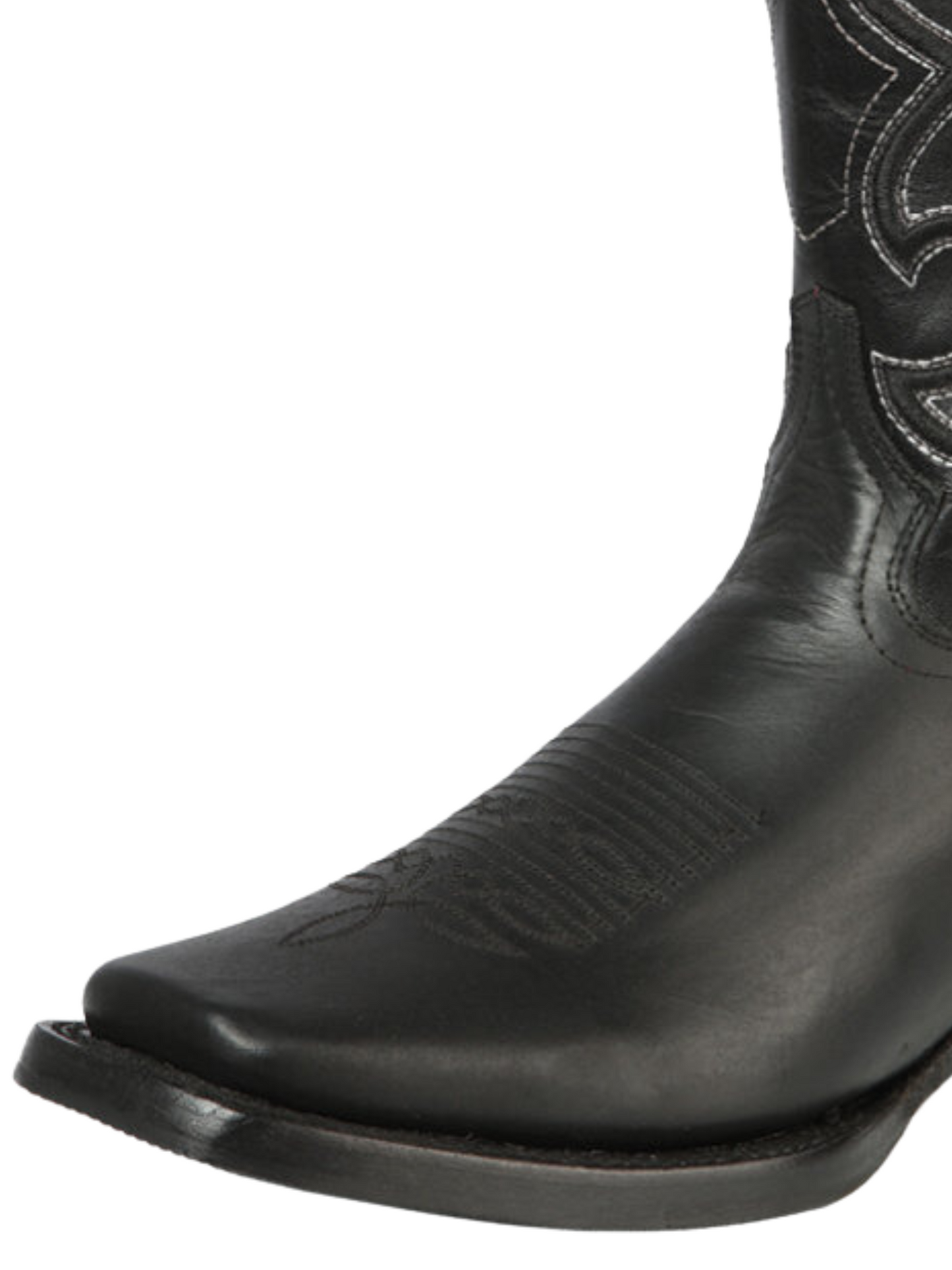 Botas Vaqueras Rodeo Clasicas de Piel Genuina para Hombre 'Montero' - ID: 51440 Botas Piel Genuina Montero 