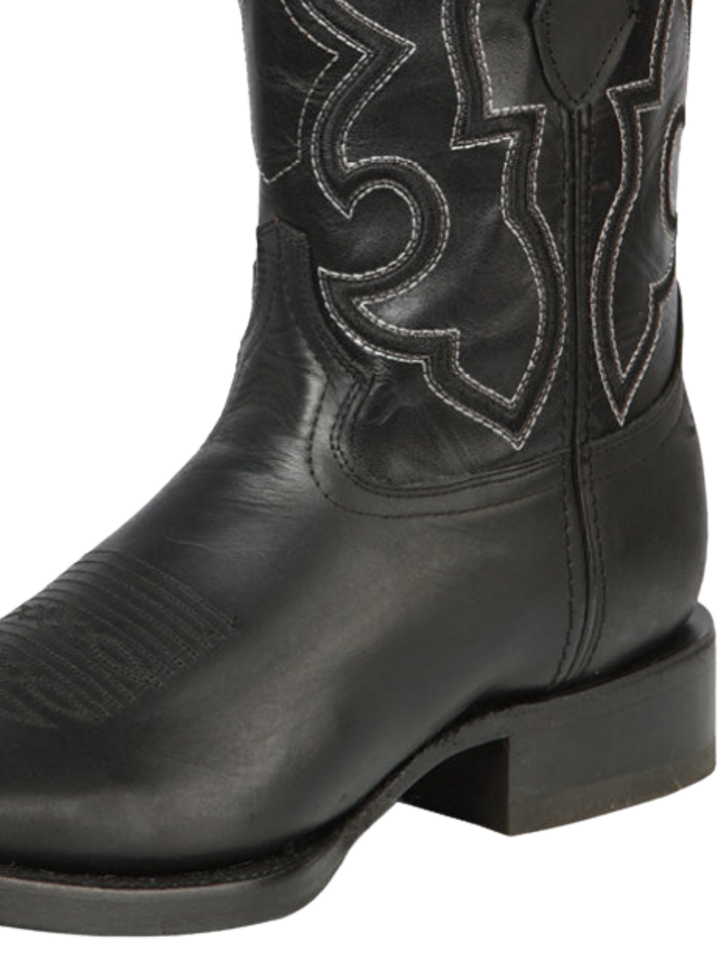 Botas Vaqueras Rodeo Clasicas de Piel Genuina para Hombre 'Montero' - ID: 51440 Botas Piel Genuina Montero 