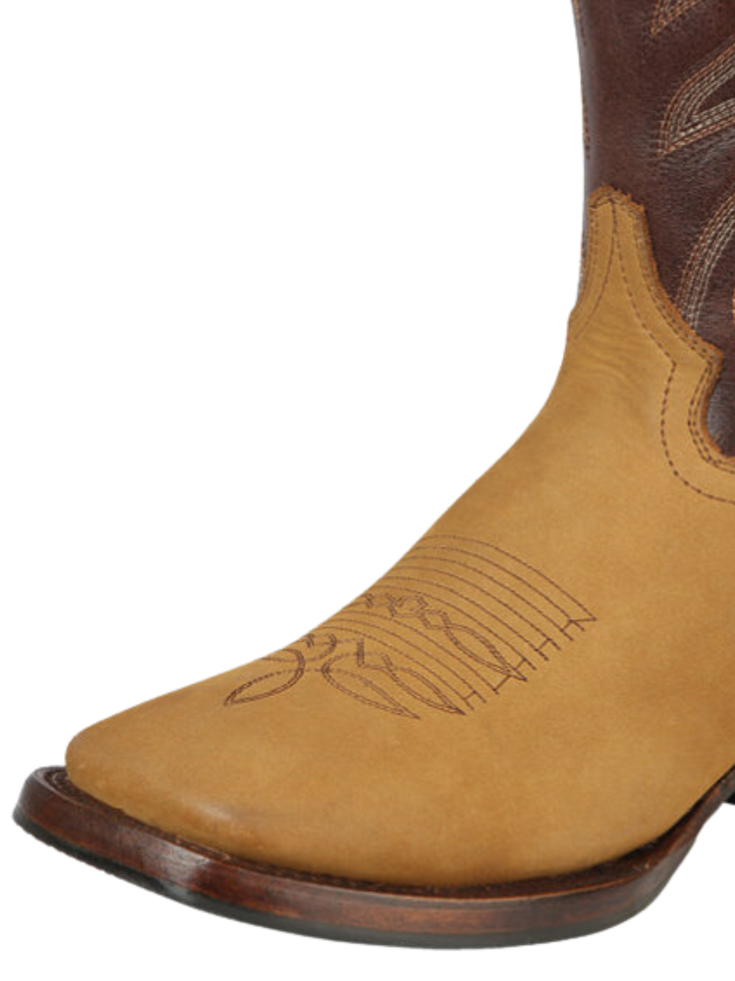 Botas Vaqueras Rodeo Clasicas de Piel Nobuck para Hombre 'Montero' - ID: 51443 Botas Piel Nobuck Montero 