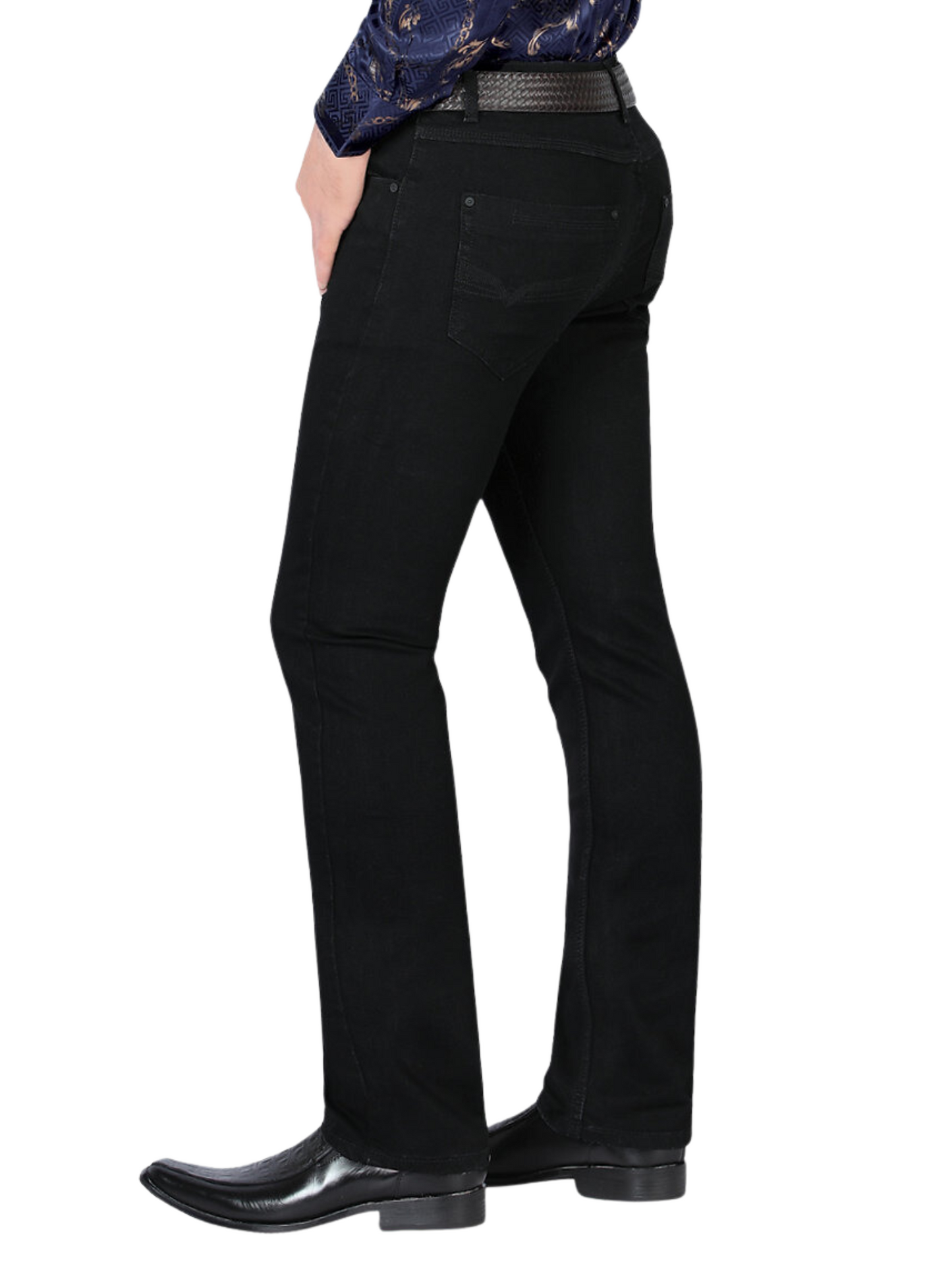 Pantalon Vaquero de Mezclilla Stretch para Hombre 'Montero' - ID: 5309 Denim Jeans Montero 