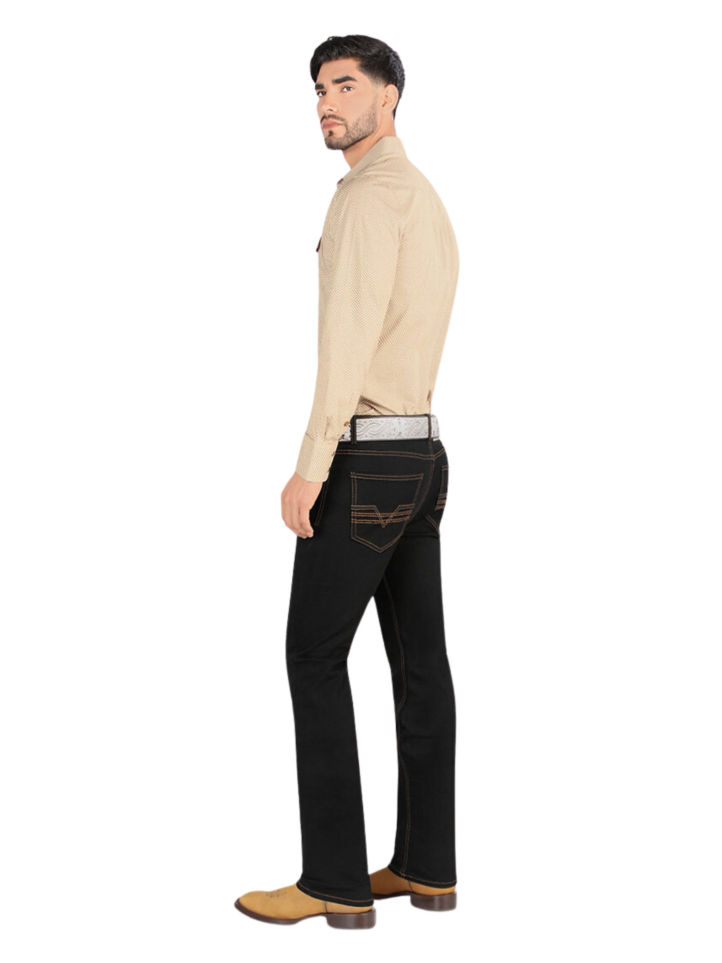 Pantalon Vaquero de Mezclilla Stretch para Hombre 'Montero' - ID: 5310 Denim Jeans Montero 
