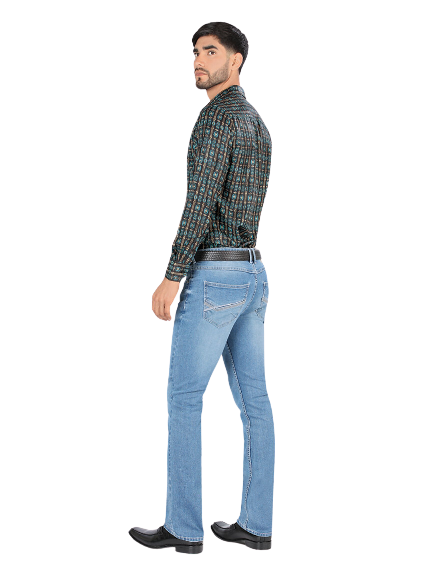 Pantalon Vaquero de Mezclilla Stretch para Hombre 'Montero' - ID: 5312 Denim Jeans Montero 