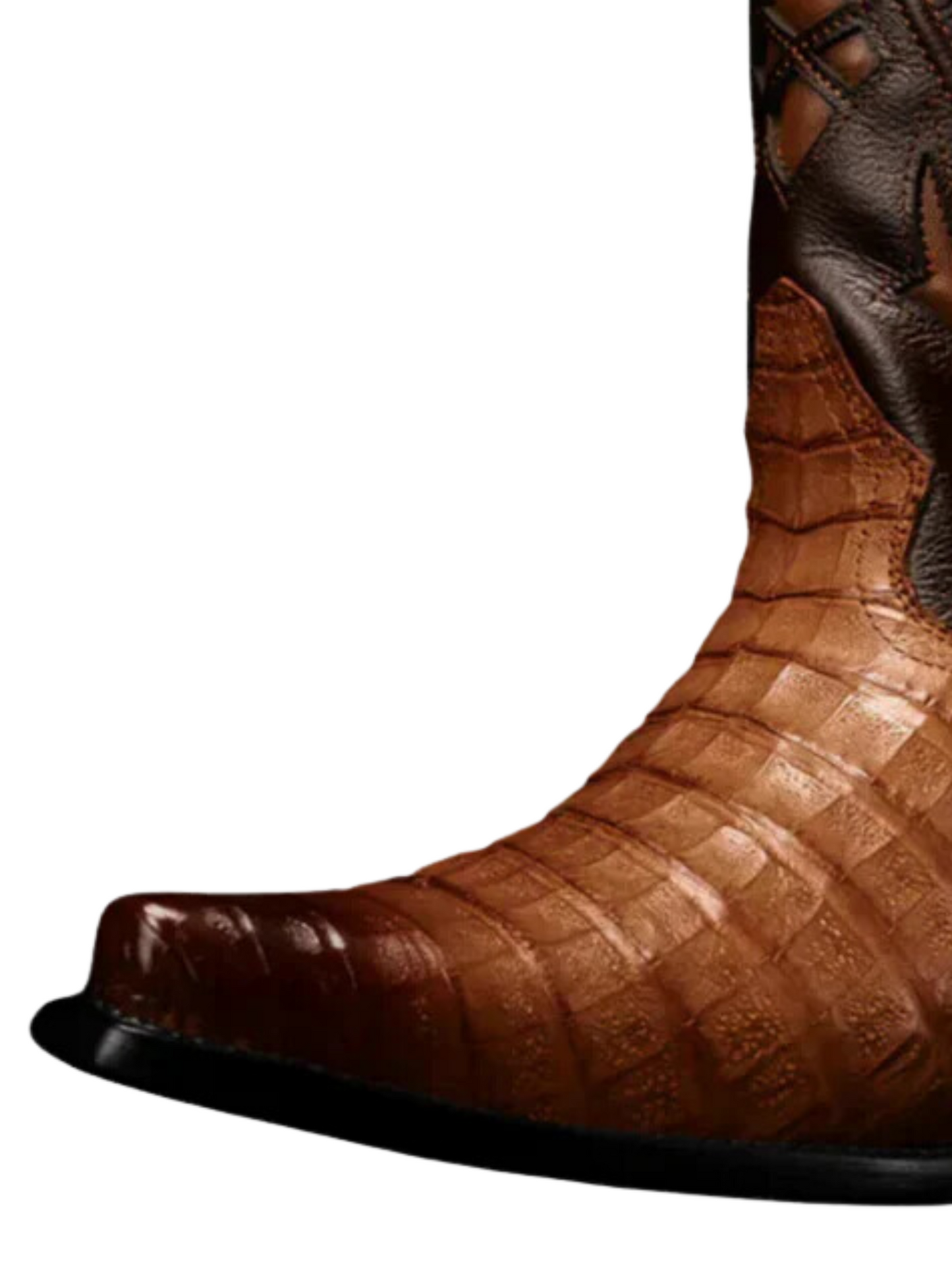 Botas Vaqueras Exoticas de Caiman Belly Original para Hombre 'Joe Boots' - ID: 608CH Botas Caiman Original Joe Boots 