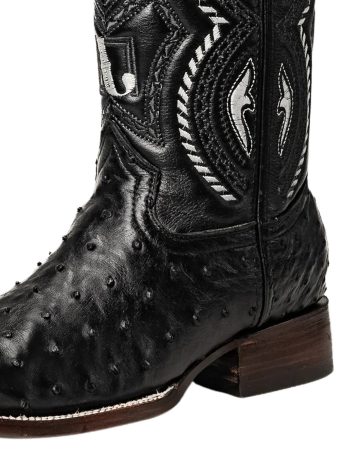 Botas Vaqueras Rodeo Exoticas de Avestruz Original para Hombre 'Joe Boots' - ID: 703NE Botas Avestruz Original Joe Boots 