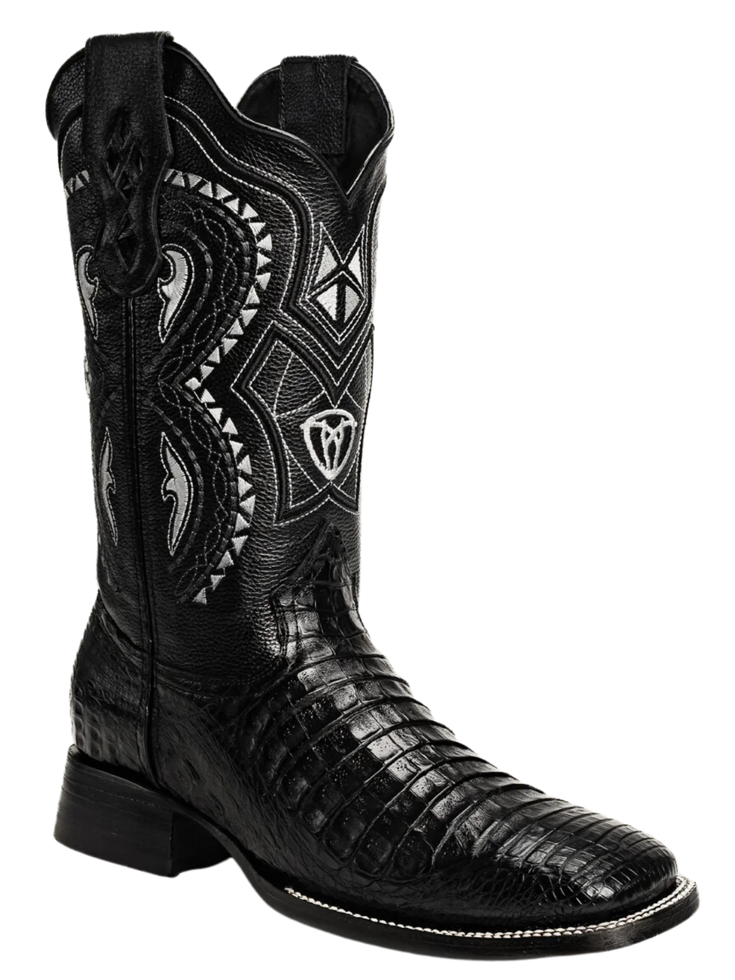 Botas Vaqueras Rodeo Exoticas de Caiman Original para Hombre 'Joe Boots' - ID: 706NE Botas Caiman Original Joe Boots 