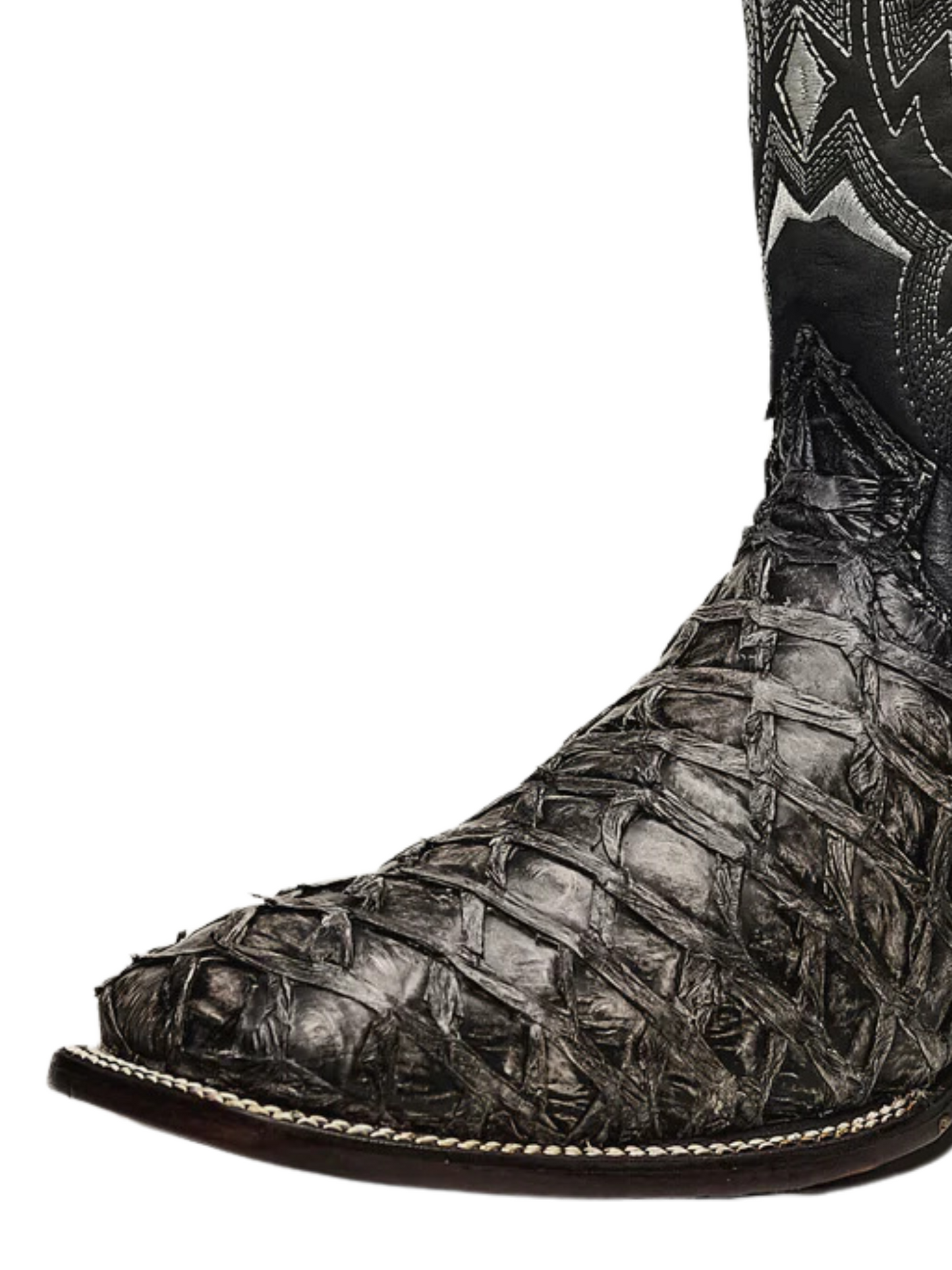 Botas Vaqueras Rodeo Exoticas de Pirarucu Fish Original para Hombre 'Rodeo Cartie' - ID: 761RU Botas Monster Fish Original Rodeo Cartie 