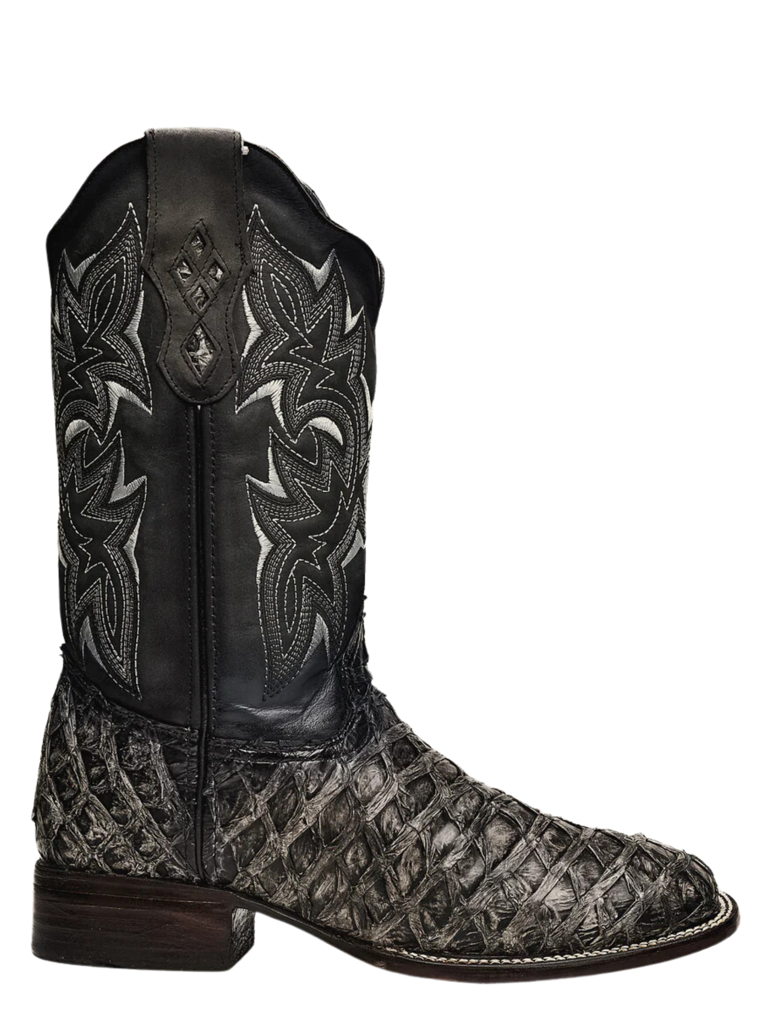 Botas Vaqueras Rodeo Exoticas de Pirarucu Fish Original para Hombre 'Rodeo Cartie' - ID: 761RU Botas Monster Fish Original Rodeo Cartie 