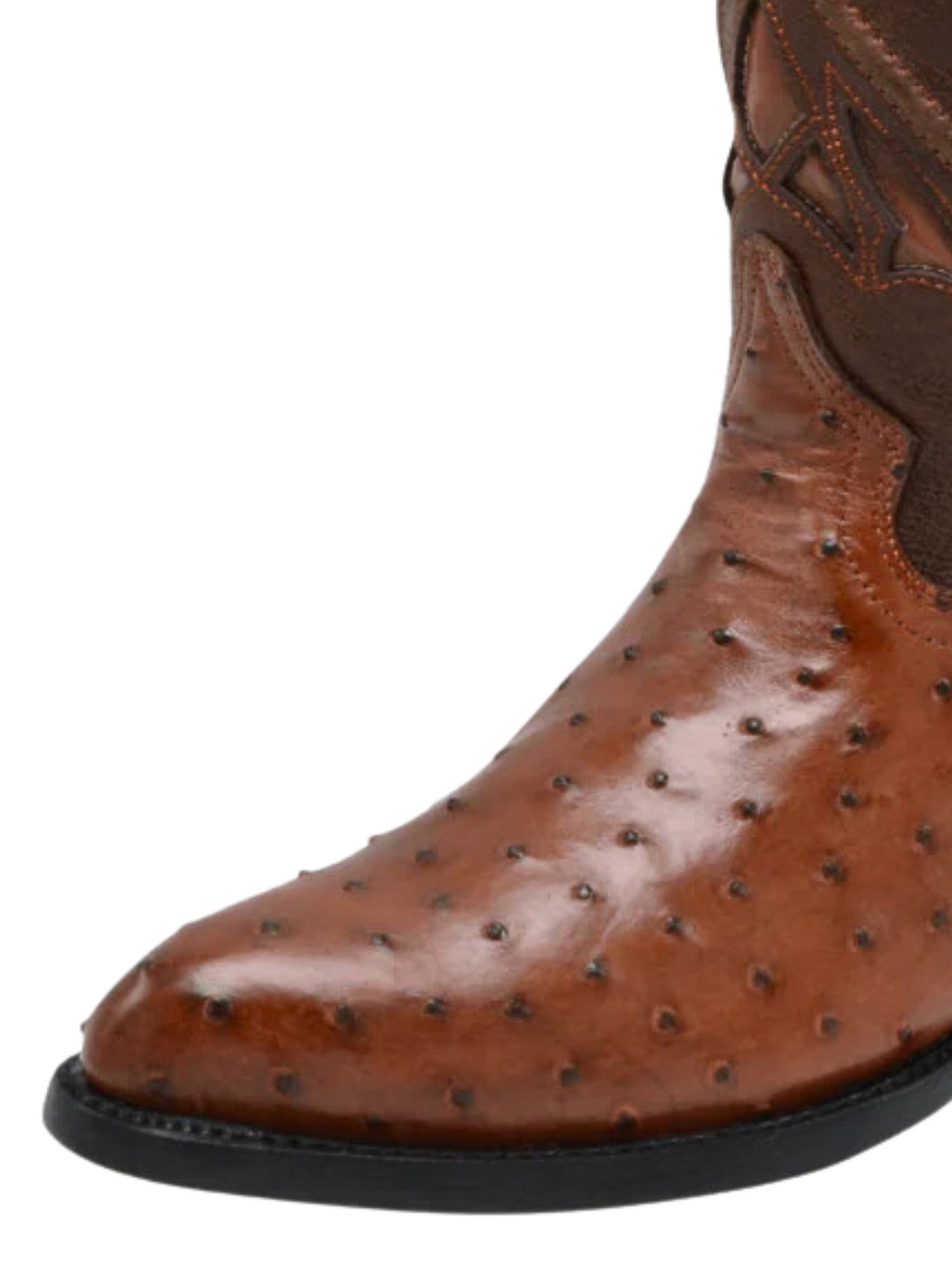 Botas Vaqueras Exoticas de Avestruz Original para Hombre 'Rodeo Cartie' - ID: 903SH Botas Avestruz Original Joe Boots 