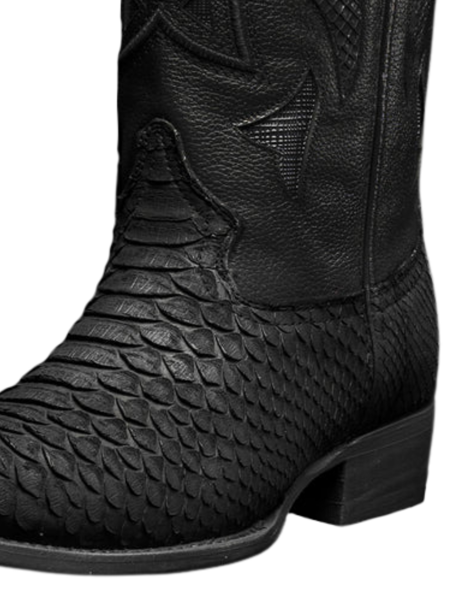 Botas Vaqueras Exoticas de Python Original para Hombre 'Rodeo Cartie' - ID: 930NE Botas Python Original Rodeo Cartie 