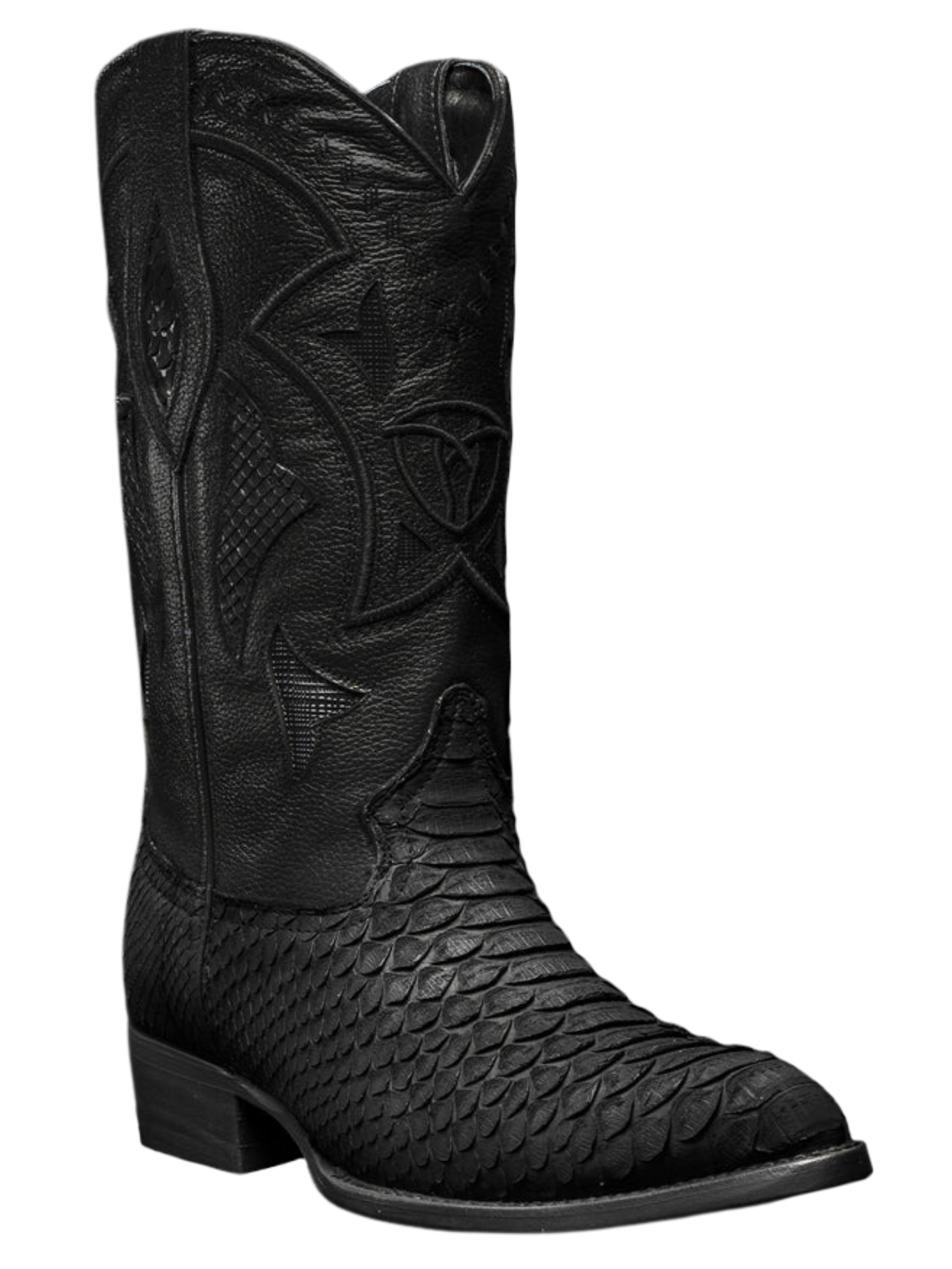 Botas Vaqueras Exoticas de Python Original para Hombre 'Rodeo Cartie' - ID: 930NE Botas Python Original Rodeo Cartie 