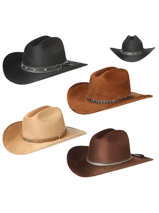 Kids - Suede American Last Cowboy Hat for Children 'El General' Cowboy Hat El General