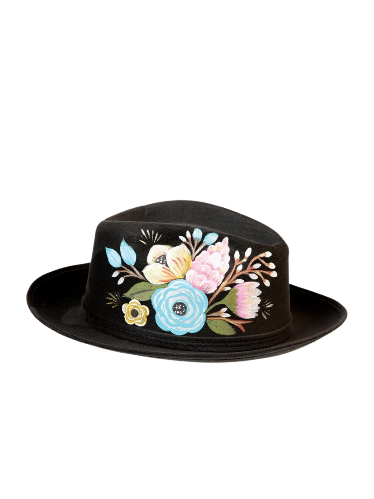 Artisan Hand Painted Women’s Hat Made in Honduras New Mexican Hand Painted Woman main image 2