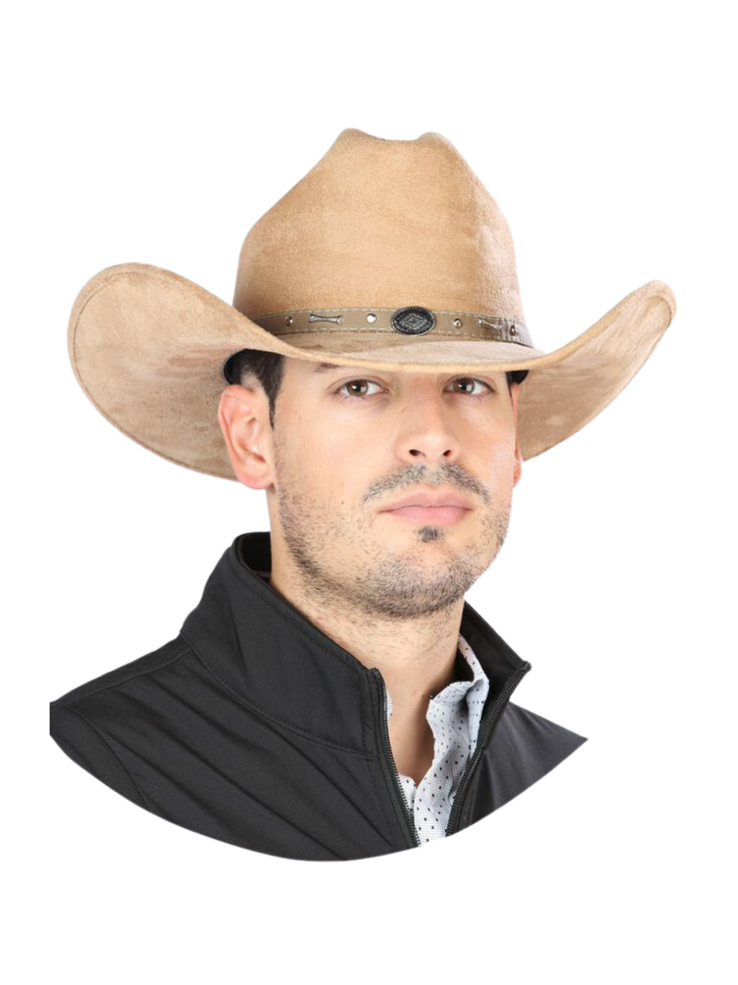 Suede Indiana Last Cowboy Hat for Men / Unisex 'El General' Cowboy Hat El General