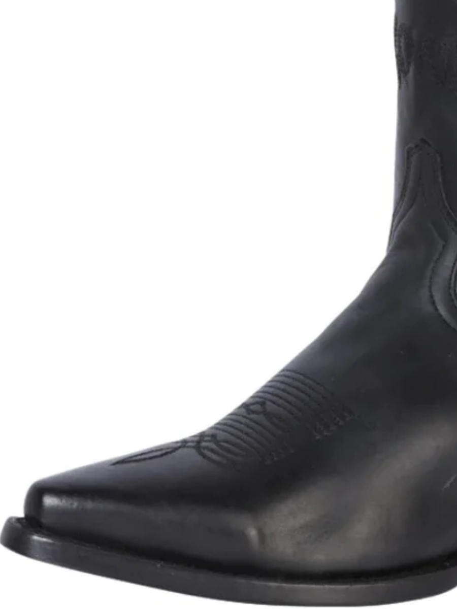 Classic Genuine Leather Cowboy Boots for Men 'Rodeo Bravo' - ID: 135