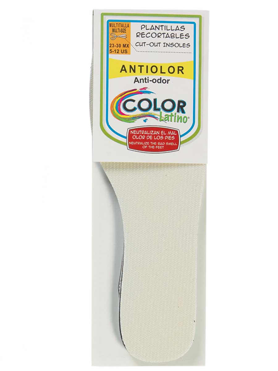 Cuttable Multi-Size Anti-Odor Shoe Insoles, 1 Pair 'Latin Color' - ID: 19781 Latin Color Insoles Default Title