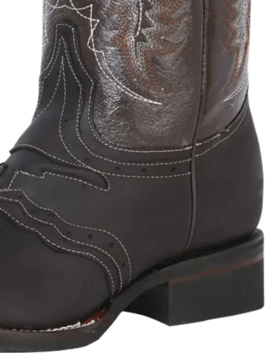 Rodeo Cowboy Boots with Genuine Leather Mask for Men 'El General' - ID: 33311