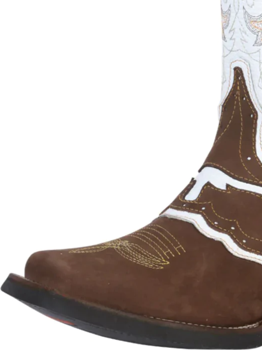 Rodeo Cowboy Boots with Genuine Leather Mask for Men 'El General' - ID: 33313
