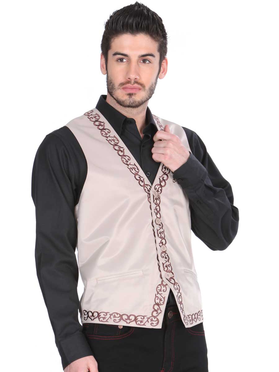 Kakhi Dress Vest for Men 'El General' - ID: 34085 Vest El General Kakhi