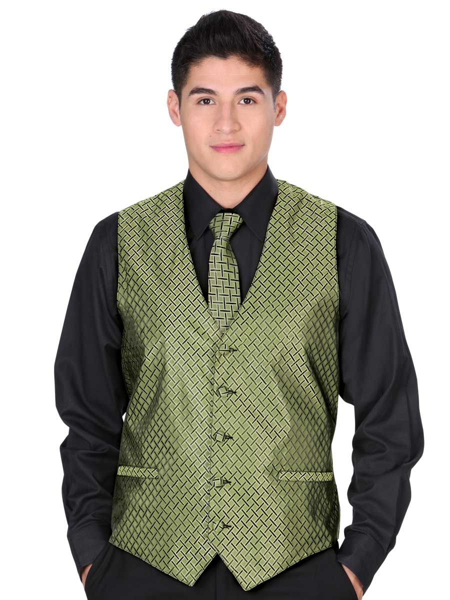 Green Dress Vest for Men 'El General' - ID: 34150 Vest El General Green