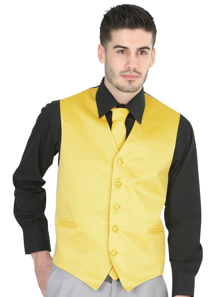 Lemon Dress Vest for Men 'El General' - ID: 40317 Vest El General Lemon