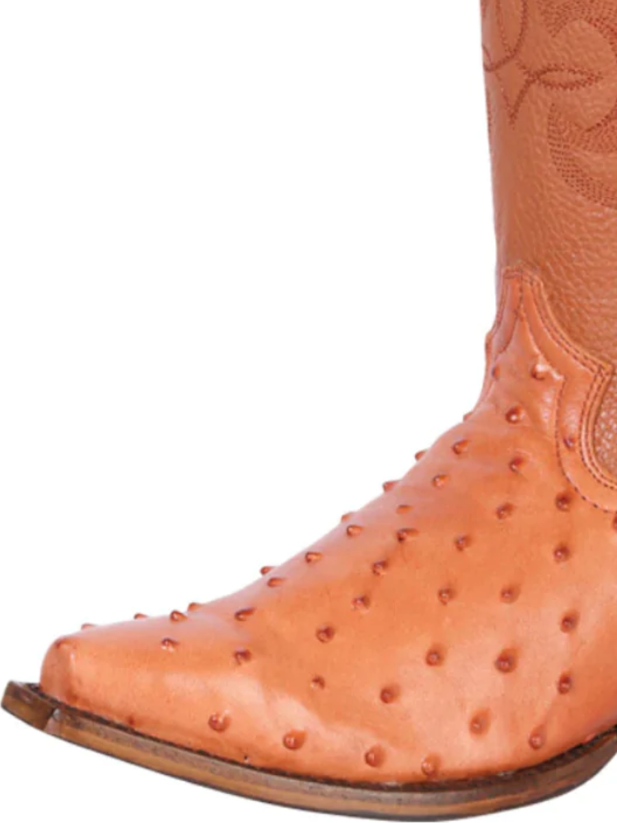Imitation Ostrich Cowboy Boots Engraved in Cowhide Leather for Men 'El Señor de los Cielos' - ID: 40847 Cowboy Boots El Señor de los Cielos