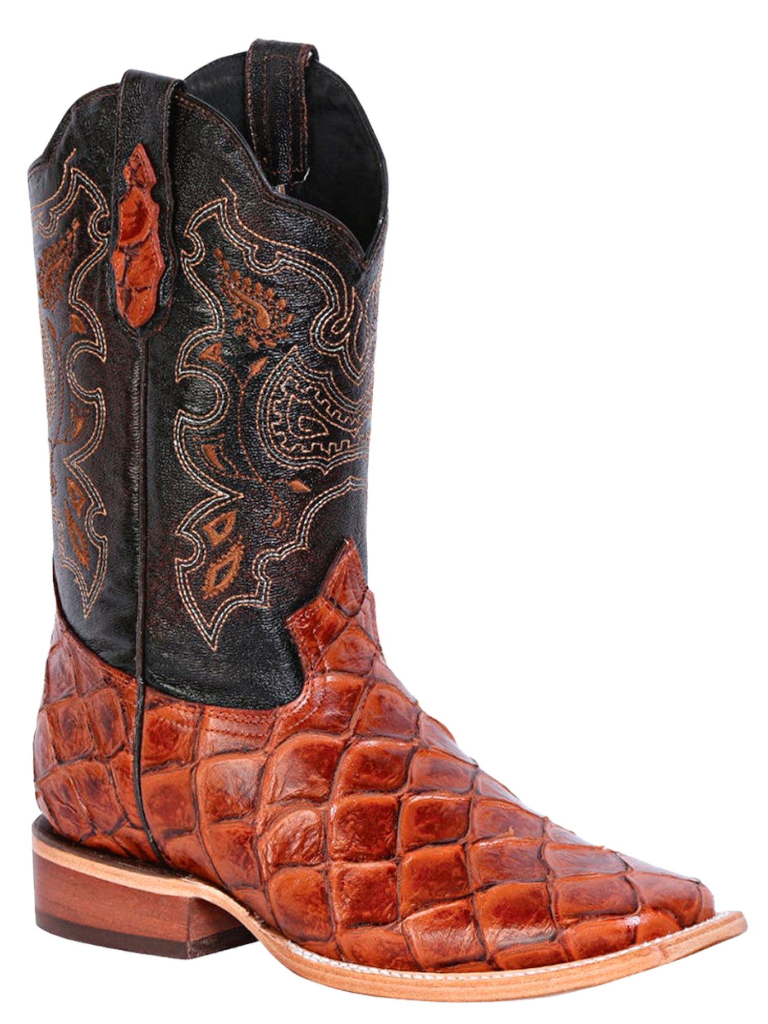 Monster Fish Engraved Cowboy Boots - Cowboy Boots – Don Max Western