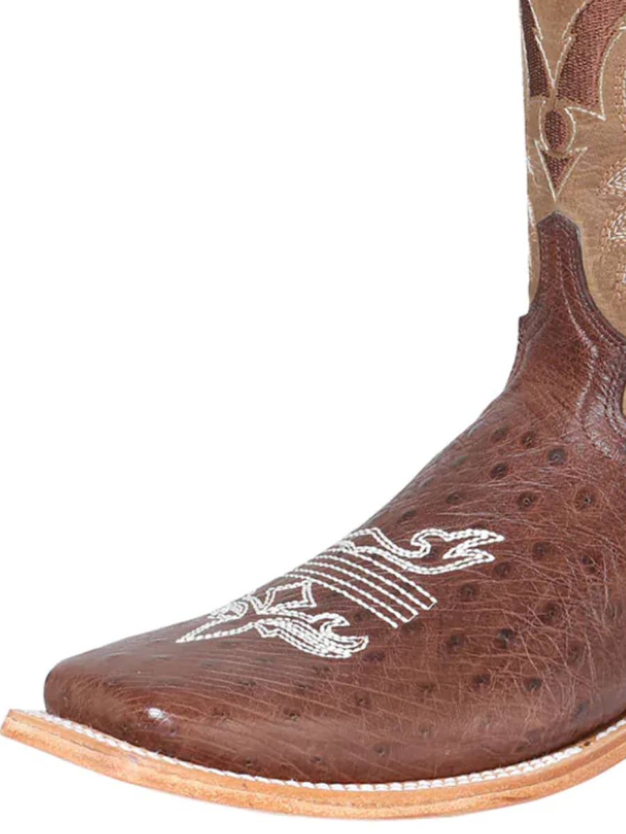 Botas Vaqueras Rodeo Exoticas de Panza de Avestruz Original para Hombre '100 Años' - ID: 42157 Cowboy Boots 100 Años 