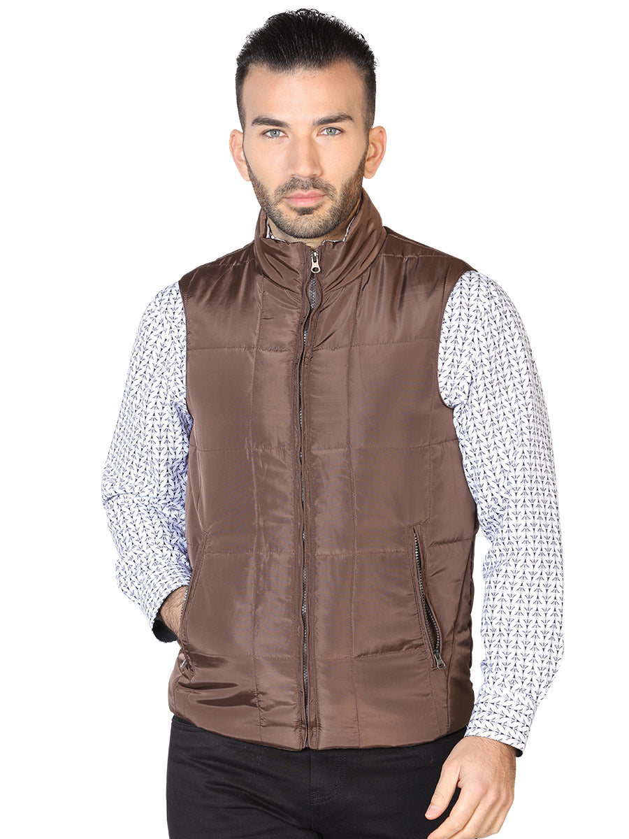 Brown Ultralight Padded Vest for Men 'The Lord of the Skies' - ID: 42614
