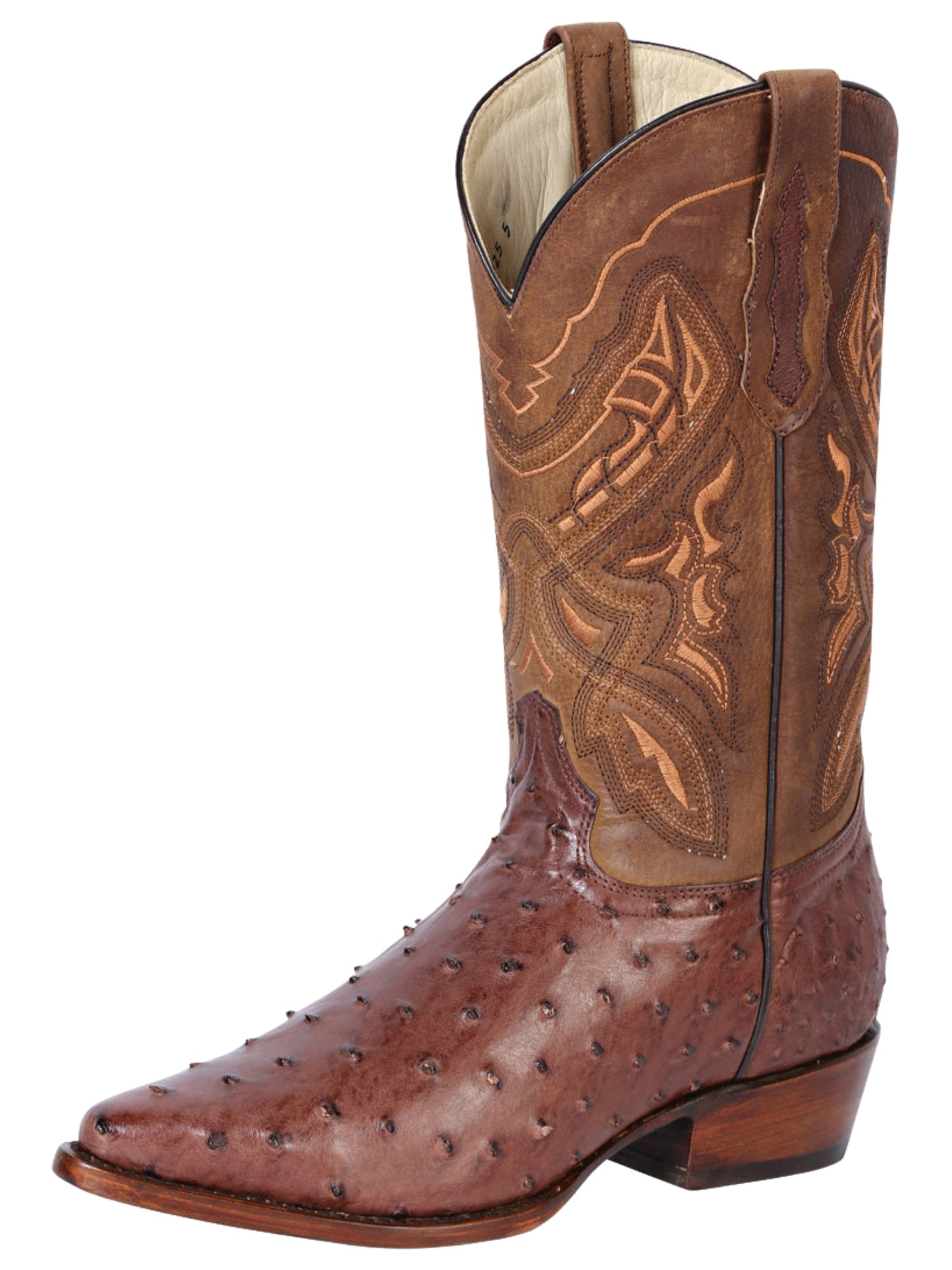 Original Ostrich Exotic Cowboy Boots for Men '100 Years' - ID: 42767