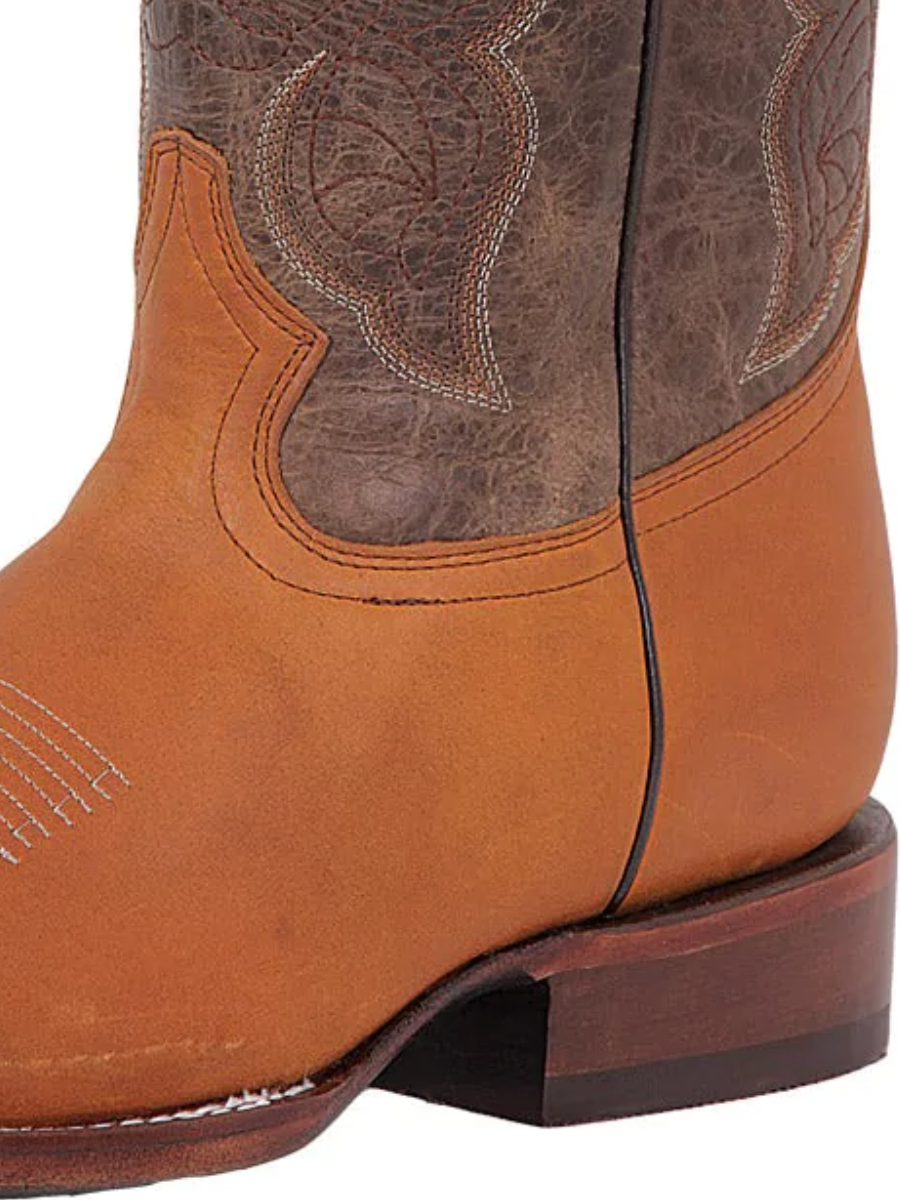 Classic Genuine Leather Rodeo Cowboy Boots for Men 'El General' - ID: 42995 Cowboy Boots El General