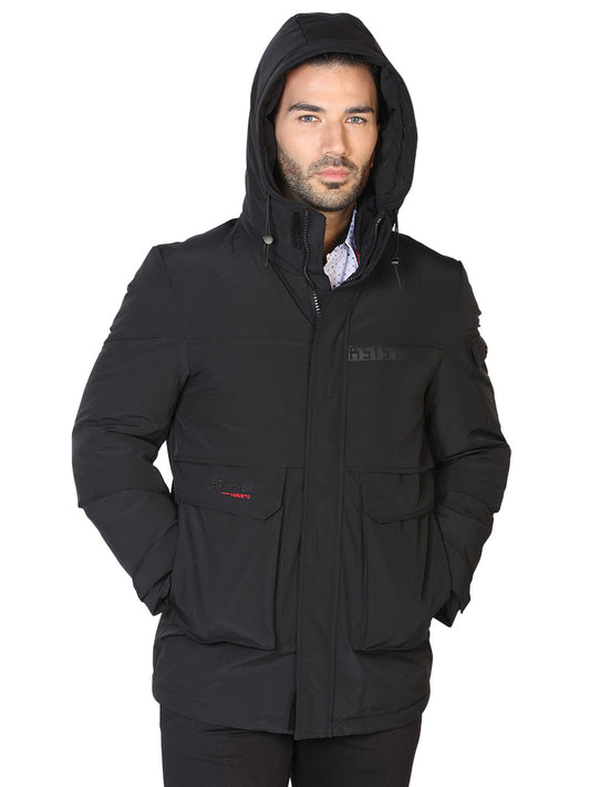 Black Casual Jacket for Men 'The Lord of the Skies' - ID: 43085