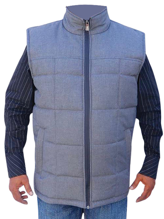 Dark Gray AAA Supreme Quality Ultralight Padded Vest for Men 'El General' - ID: 43341