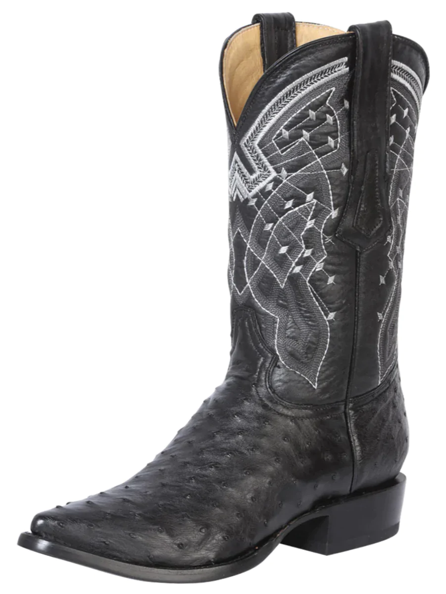 Original Ostrich Exotic Cowboy Boots for Men 'Centenario' - ID: 124420