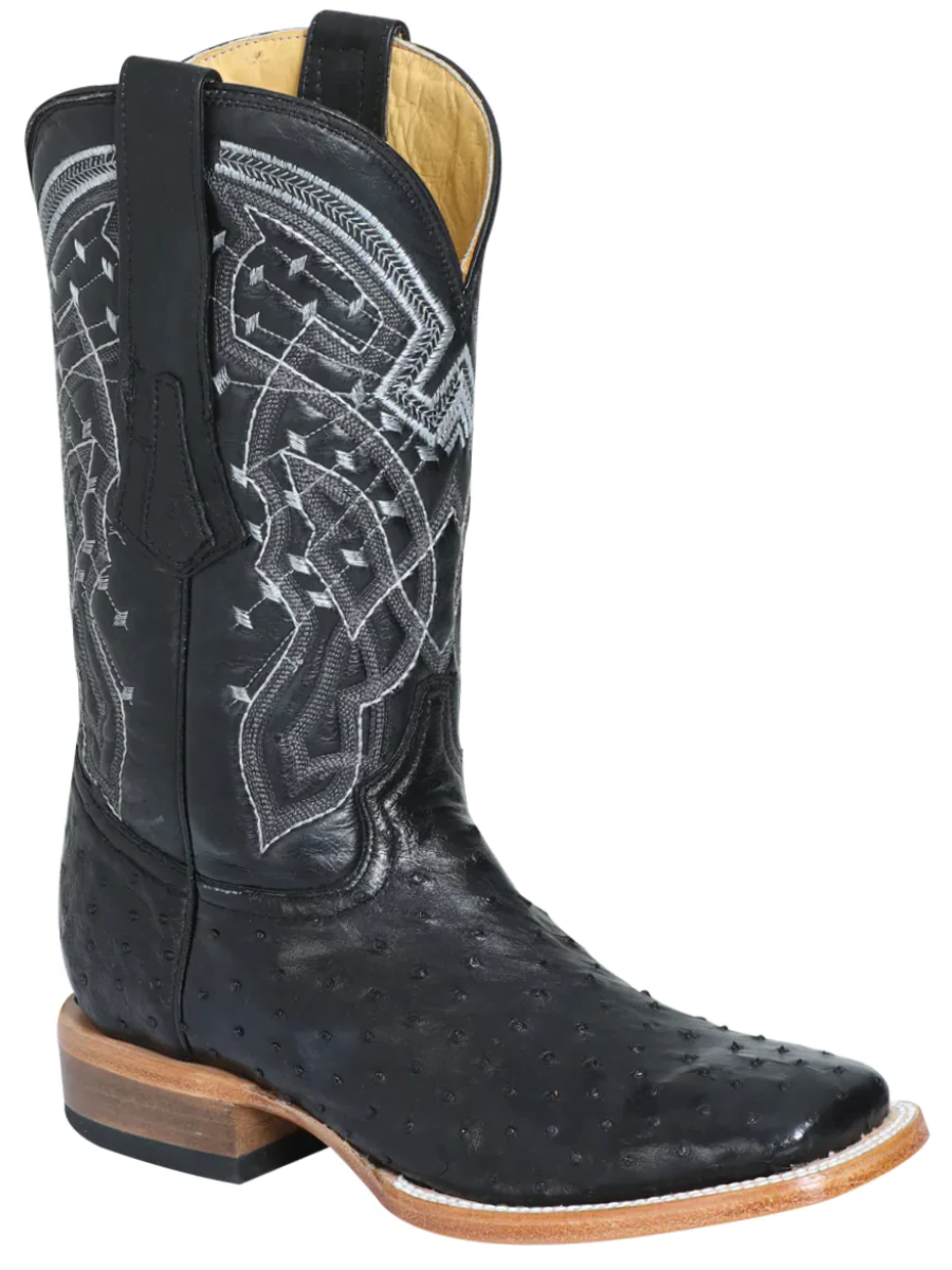 Original Ostrich Rodeo Exotic Cowboy Boots for Men 'Centenario' - ID: 124406