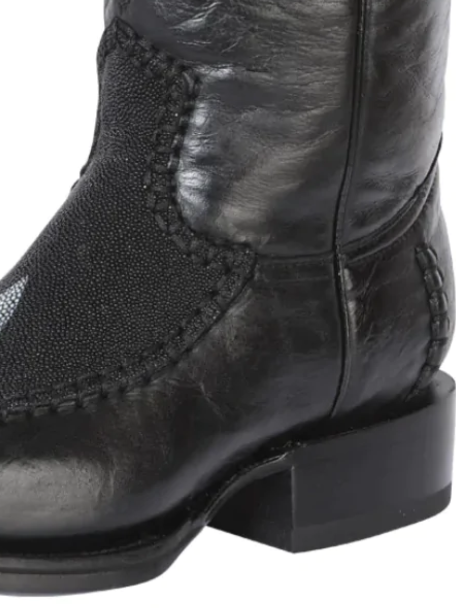 Botas Vaqueras Exoticas de Mantarraya Original Perla Simple para Hombre Centenario ID 124414