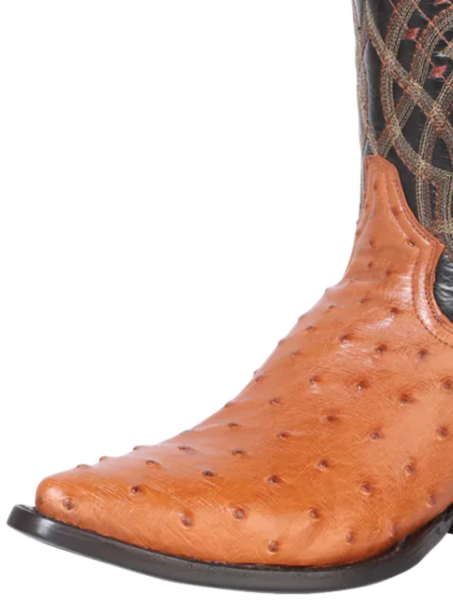 Botas Vaqueras Exoticas de Avestruz Original para Hombre 'Centenario' - ID: 124467 Cowboy Boots Centenario 