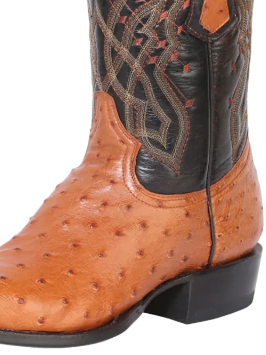 Botas Vaqueras Exoticas de Avestruz Original para Hombre 'Centenario' - ID: 124467 Cowboy Boots Centenario 