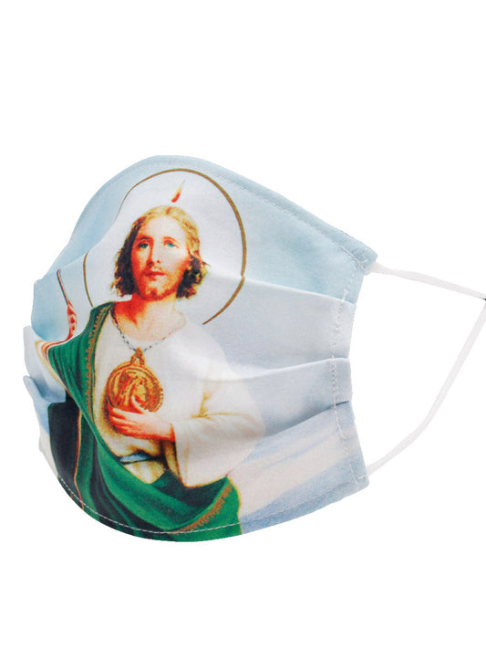 St. Jude Face Mask - Cubrebocas Impreso de San Judas - ID: 125609